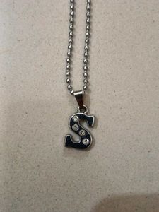 Silver &#39;S&#39; Initial Necklace