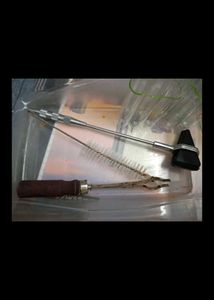 10Test Tubes, Holder N Cleaner With Medical Hammer
