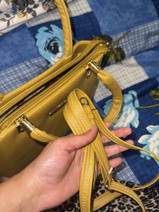 Mustard Washable Handbag