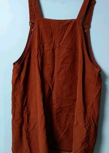 Corduroy Overall Dress