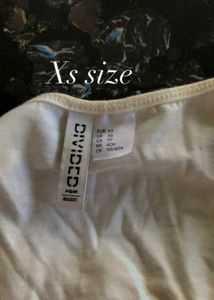 h&m white top