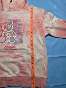 Cute Bear Print Hoodie