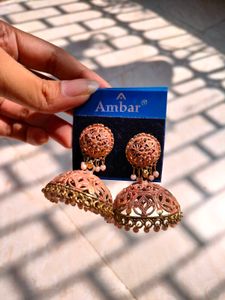 Ambar Jhumka Earrings