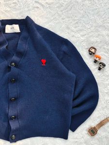 AMI ❤️ Paris Navy Cardigan