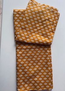 Floral Print Mustard Fabric