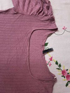 Mauve Tiered Midi Dress