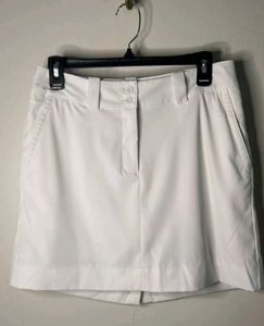 White Golf Skort