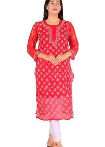 chikankari kurti 😘