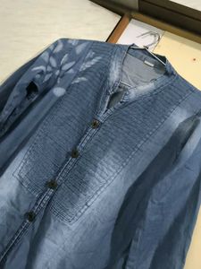 Awesome Denim kurti with design