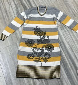 Striped Floral Dress