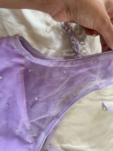 Lavender Ombre Lehenga With Dupatta