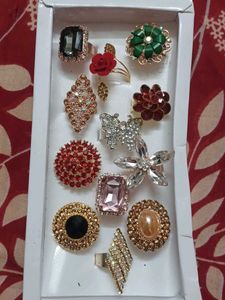 Fashion Rings -Set of 12