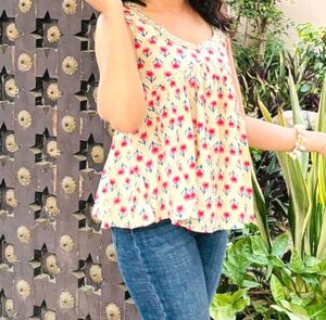 Jasmine Peplum Cotton Kurti