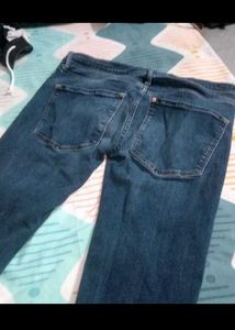 Dark Blue Denim Jeans