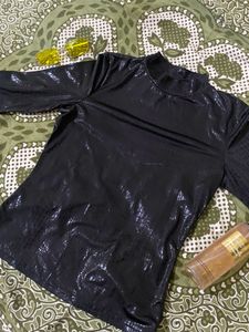 SHEIN🔥 BLACK CAT🌶️ LATEX TOP WOMEN
