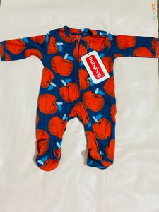 Babyhug Apple Print Romper