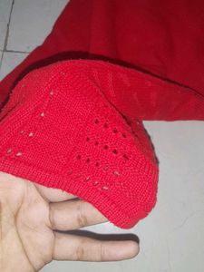 Red Knit Sweater