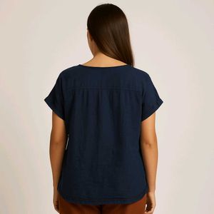 Navy blue top