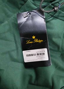 Louis Philippe Green Jacket, New With Tags