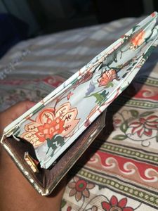 Floral Print Hexagon Sling Bag