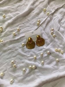 Gold Statement Earrings