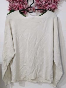 Off White Color Sweater