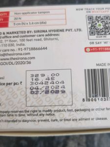 Sirona Non Applicator Tampons (Super Heavy Flow)