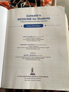 Golwala Medicine Book