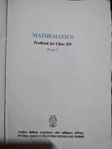 Mathematics,  Textbook For Class-XII(12) Ncert
