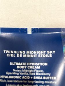 Twinkling Midnight Sky Ultra Shea Body Cream