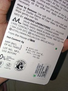 Dazller All Day Lipcolour