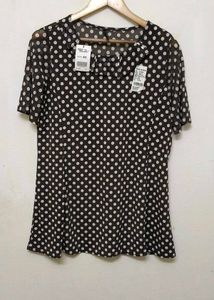 Trendy New Vintage Polka Dot Top