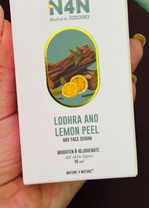 N4N Lodhra Lemon Peel Serum