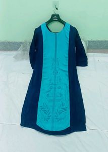 Stylish Blue &amp; Teal Kurta