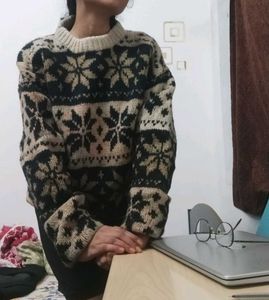 Vintage Patterned Sweater