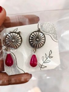 Bohemian Silver Dangle Earrings