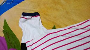 Striped Button-Down Top