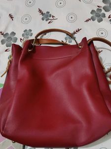 Dezzberry Maroon Handbag
