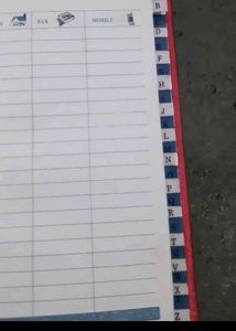 selling embroidry letter intial alphabet note book