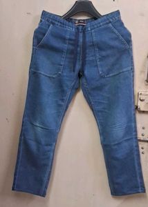 Blue Denim Joggers