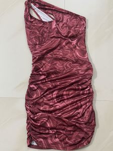 One Side Arm Bodycon Dress
