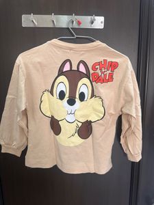 Chip and Dale Graphic Long Sleeve Tee