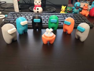 Among Us 3D Printed Figures 1 piece