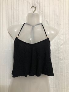 Urban Black Sleeveless Top