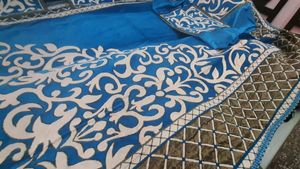 Brand New Cotton Embiodery Diwan Set Of 6