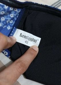 Blue Padded Bikini Top