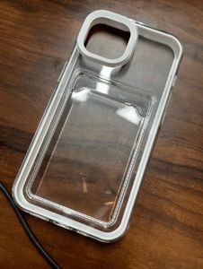Clear iPhone Case with Card Holder