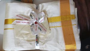 Ramraj Pure Silk Dhoti Set