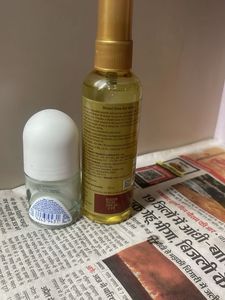 Streax Walnut Hair  Serum + Nivia Arm  Roll On