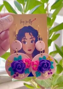 Elegant Floral Earring For Vibrant Look